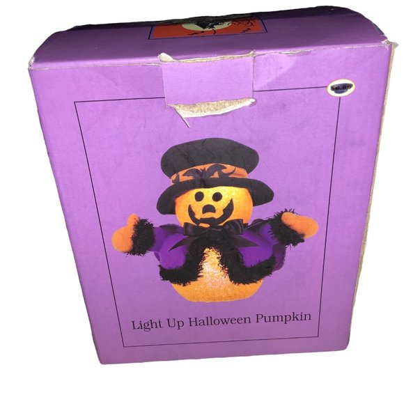 Light-up Halloween  Table top Pumpkin Man - Picture 8 of 10